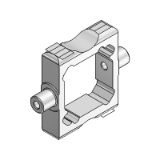 KF-14 - Intermediate hinge ISO MT4 with fixing grub screws only for "K" cylinders