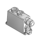 TSCF 16 D - Conector macho/hembra sub D para 18 bobinas